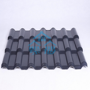 Tejas de resina corrugadas impermeables de diseño tradicional para techos de villas - Product Image 4
