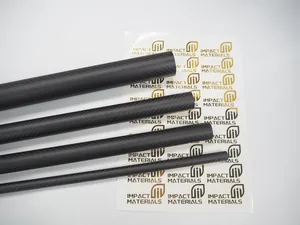 Tubos de fibra de carbono personalizados, tubos de fibra de carbono 3k de gran diámetro, alta calidad, 40mm, 50mm, 60mm, 70mm, 80mm, 1m