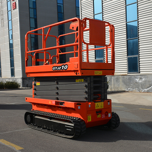 Elevador de tijera con orugas hidráulico autopropulsado de 18m, certificado CE ISO, nuevo, CA usada, granjas de carga de 2024 kg - Product Image 3