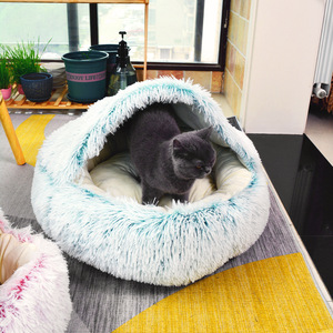 Neues <span class=keywords><strong>Design</strong></span> Großhandel <span class=keywords><strong>Custom</strong></span> Luxus Warm Fluffy Pet Cat Hunde bett - Product Image 3