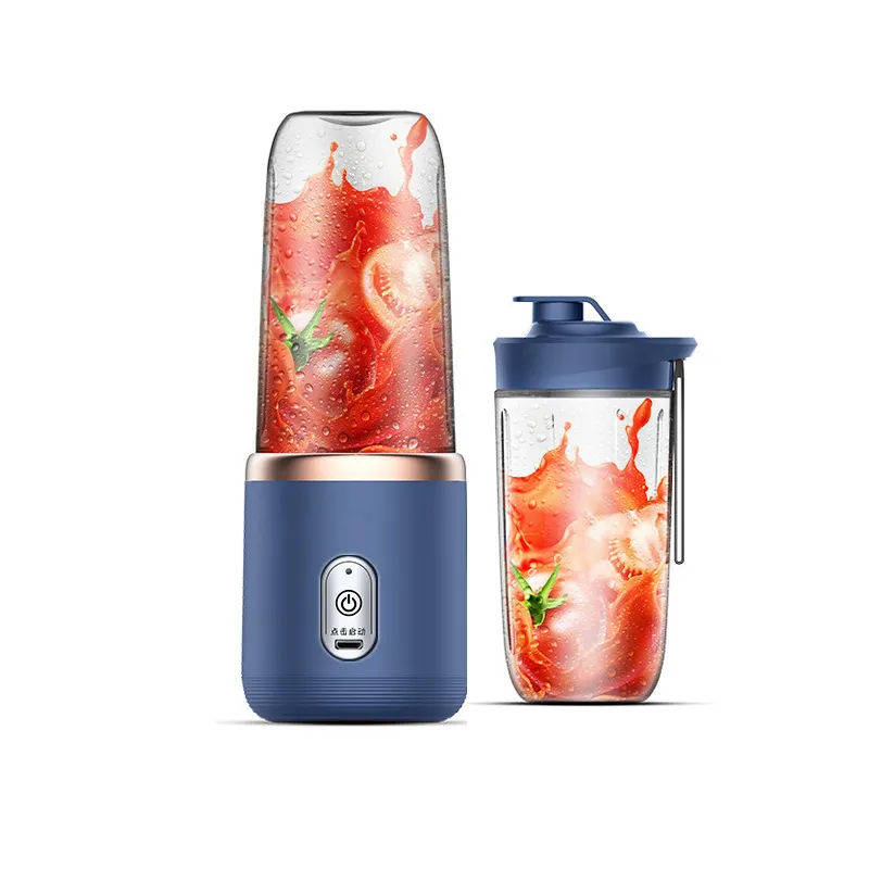 Mélangeur rechargeable Mini presse-agrumes électrique 6 lames Portable Fruit Automatique USB Blender Ice Crush Cup