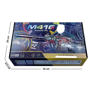 Pistola de Juguete Eléctrica Mini M416 al por Mayor de Fábrica, el Mejor Regalo de Navidad, Pistola de Juguete <span class=keywords><strong>M4</strong></span> Splatter Blaster - Product Image 4