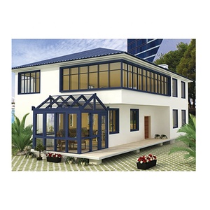 Nueva Marca <span class=keywords><strong>con</strong></span> vidrio templado piscina <span class=keywords><strong>casa</strong></span> plana de aluminio aislado terraza acristalada - Product Image 2
