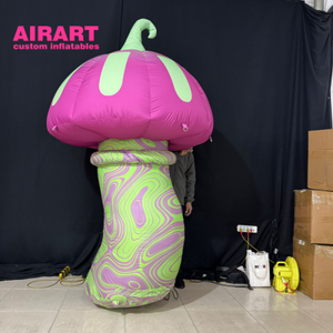 Globo Inflable con Forma de Hongo Mágico para Decoración de Fiestas Temáticas de Aventuras en la Selva - Product Image 1