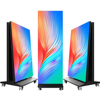 Venta Directa de Fábrica, Stock en EE. UU., Pantalla LED Plegable Portátil Ultrafina, Cartel Publicitario Digital con Estuche de Viaje para Alquiler