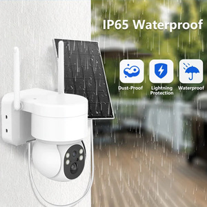 Cámara de Vigilancia PTZ Solar con Visión Nocturna a Todo Color, Marca <span class=keywords><strong>Icsee</strong></span>, Modelo Nuevo, Control por Teléfono <span class=keywords><strong>Android</strong></span>/iOS, Garantía - Product Image 1