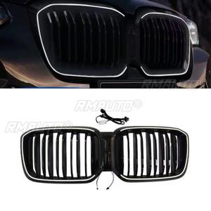 Bandes décoratives pour calandre de voiture, kit carrosserie de calandre de course, calandre avant pour BMW X3 G01 2022-2024, pièce extérieure - Product Image 1