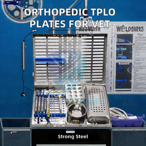 Placas de Osteotomía Manual de Acero Inoxidable Ortopédicas Médicas para Nivelación del Plano Tibial TPLO, Jigs Estilo Slocum para Cirugía Veterinaria - Product Image 2