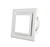 ZEHER Decken ventilator mit Decken montage und Front luft gitter Kleiner Heißluft-Abluft kanal ventilator mit LED-Licht