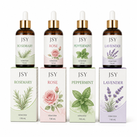 Set Minyak Multiguna Private Label 4 in 1 118mL Rosemary Rose Peppermint Lavender untuk Tubuh, Rambut, dan Pijat OEM Produsen Kustom Grosir