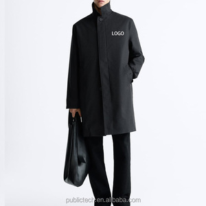 Nuevo abrigo británico personalizado para hombre, abrigo largo de alta calidad para otoño e invierno, abrigo largo de lana para hombre - Product Image 1