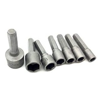 Ensemble d'outils de perçage à main électrique, douilles métriques, clé à douille électrique, embout hexagonal pour perceuse