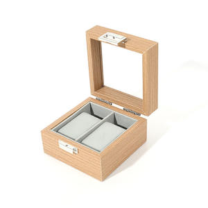 Caja y caja de reloj de madera con 2/3/6/10/12 ranuras, embalaje de reloj de diseño elegante, nuevo diseño - Product Image 5