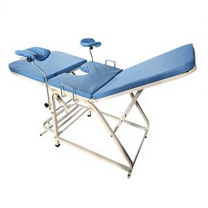 Металлическая родильная кровать с ручным управлением напрямую от производителя, для осмотров в акушерско-гинекологических клиниках и больницах - Product Image 4