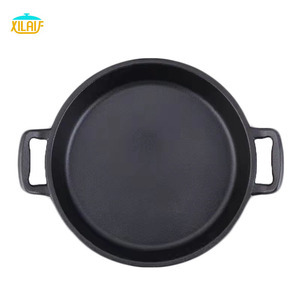 จานร้อนสำหรับย่างสเต็ก,จานร้อนพร้อมด้ามจับสำหรับทำอาหารแบบไม่ติด - Product Image 3