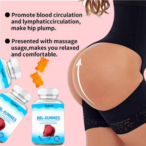 Gomitas de Proteína para Aumentar los Glúteos OEM/ODM con Vitamina E, Producto de Belleza 100% Natural para Adultos, Sabor y Forma Personalizables - Product Image 2