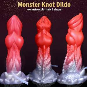 Grote Fantasie Dikke <span class=keywords><strong>Dildo</strong></span> Met Sterke Zuignap Anale Plug Met Dragon Horse Buitenaardse Hond Monster Dieren Knoop <span class=keywords><strong>Dildo</strong></span> Voor Vrouwen - Product Image 3