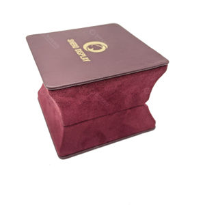 Popular logotipo personalizado pulsera de lujo joyero embalaje de regalo collar de terciopelo anillo brazalete pendientes cajas - Product Image 6