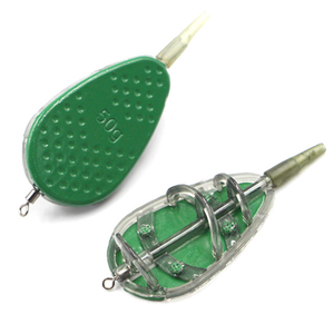 Matériel <span class=keywords><strong>de</strong></span> pêche à la carpe, 2/4 pièces, 20, 30, 40, 50, 60, 70, 80, 90, 100g, accessoire, méthode d'alimentation plate en <span class=keywords><strong>ligne</strong></span> - Product Image 1