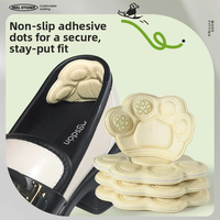 Autocollant en mousse pour talon, anti-déchirure, anti-usure, épaisseur 5 mm, pour ajuster la taille des chaussures et réduire l'effort sur les pieds