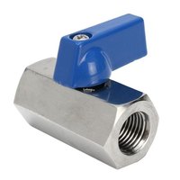 Fabricant personnalisé 304 mini vanne en acier inoxydable npt classe 600 vanne à boisseau sphérique vanne de régulation du débit d'eau