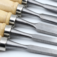 Burin de menuisier professionnel multifonctionnel, 12 pièces, acier Premium CRV, dureté élevée, charpentier, coupe du bois, ciseau