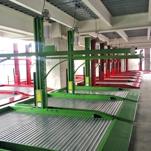 Vente en gros usine, sur mesure, empileur de voitures hydraulique à deux poteaux, plateforme à double niveau, <span class=keywords><strong>pour</strong></span> <span class=keywords><strong>garage</strong></span> domestique et commercial - Product Image 1