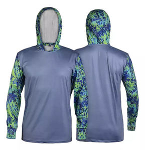 Camisas de pesca de manga larga con impresión por sublimación <span class=keywords><strong>UPF</strong></span> 50 + UV, camisas geniales de secado rápido, personalizadas, gran oferta - Product Image 3