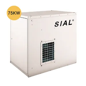 SIAL 75KW10KW工業用強制ガスエアヒーターポータブル屋外温室LPGガスヒーター鶏養鶏場用