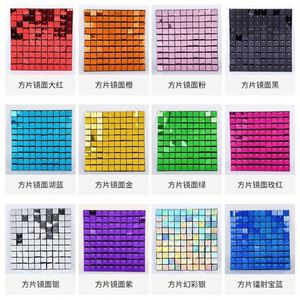 Al Aire Libre colorido lentejuelas redondo cuadrado brillo pared para decoración 4d paneles lentejuelas telón de fondo logotipo personalizado globo decoración de fiesta - Product Image 4