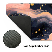 Grand tapis de souris de jeu en caoutchouc naturel à motif HD personnalisé Base antidérapante Tapis de souris imperméable et résistant à l'usure pour le bureau