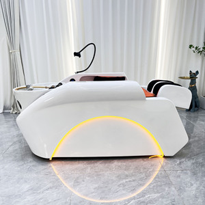 Équipement de spa capillaire : Lit de massage électrique large pour thérapie capillaire, lit de lavage de cheveux, chaise de shampoing pour salon - Product Image 4