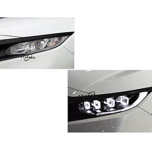 Phare avant de voiture séquentiel à 4 portes de qualité originale 2016-up, phare avant à Led complet pour Honda Civic Bugatti style - Product Image 4