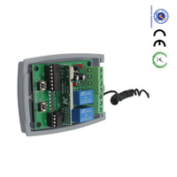 YET402PC OEM/ODM Développement Personnalisé Récepteur d'Ouverture de Portail Sans Fil RF 433.92mhz Code Roulant Certifié CE Portée 100m AC/DC