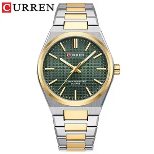 CURREN 8439 Orologi al Quarzo alla Moda per Uomo Design Semplice Impermeabile Cinturino in Acciaio Inossidabile Orologio da Polso Maschile per Tempo Libero e Affari - Product Image 1