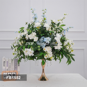 DKB High Quality Realistic Silk Artificial Flower Ball Centerpiece for Wedding Arrangement and <b>Table</b> Decoration - Product Image 3