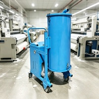 Aspirateur industriel haute performance, capacité de 175 L, 220 V 50 Hz, idéal pour les usines de vêtements et de papier