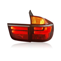 Conjunto de Luces Traseras LED Ahumadas para BMW X5 E70 2007-2013, Luces de Freno y DRL LED