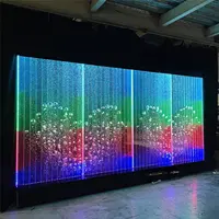 कस्टम मेड से प्रोग्राम के साथ नृत्य बुलबुला दीवार पानी पैनल बुलेट बुलबुले