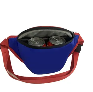 2016 Insulated PEVA Liner Fanny Pack Cooler Wholesale With Heavy Vinyl Backing Coated