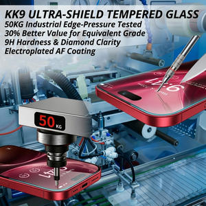 Verre trempé personnalisé en usine KK9 pour iPhone 18 Pro, protection d'écran en verre transparent super résistant 9H, anti-casse - Product Image 3