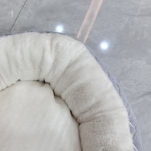 Luxus große Katze Haustier Hunde bett Hersteller Großhandel benutzer definierte Logo Haustier Lieferant Plüsch Donut Hund Katzen bett - Product Image 2