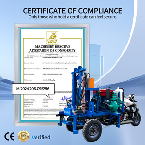 Plataforma de Perforación de Pozos de Agua Montada en Motocicleta Fabricada por una Fábrica China con Certificado CE - Product Image 2