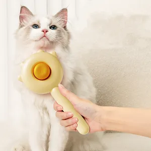 Peigne de toilettage mignon pour animaux de compagnie Outil de nettoyage pour animaux de compagnie Brosse de toilettage pour animaux de compagnie