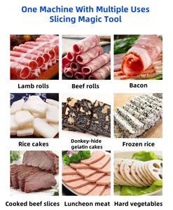 Máquina Rebanadora de Tocino, Rebanadora de <span class=keywords><strong>Carne</strong></span> <span class=keywords><strong>Asada</strong></span>, Máquina Semiautomática <span class=keywords><strong>para</strong></span> Rebanar <span class=keywords><strong>Carne</strong></span> Cocida Congelada en Cubos, <span class=keywords><strong>para</strong></span> <span class=keywords><strong>Carne</strong></span> Seca - Product Image 2