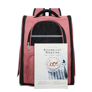 Katlanabilir genişletilebilir evcil hayvan taşıyıcı sırt çantası için kedi/küçük köpek, açık seyahat için büyük kapasiteli nefes çanta - Product Image 3