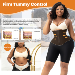 Cộng Với Kích Thước Mông Nâng Hip Enhancer BBL Tummy Kiểm Soát Thắt Lưng Nén Shaper Fajas Colombianas Đùi Mỏng Hơn Shapewear Ngắn - Product Image 4