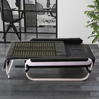 Lit de massage aux pierres chaudes réglable Pop Relax Export Luxury V3 V4 avec conception pliable thérapeutique Jade Master et contrôle de la minuterie