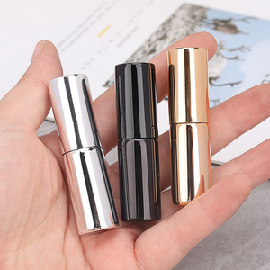 Luxe 5ml 10ml réutilisable UV plaqué or argent noir huile essentielle parfum verre vaporisateur bouteille vide - Product Image 3