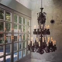 Lustres et lampes suspendues en cristal pour hôtels, décorations de mariage et de restaurants